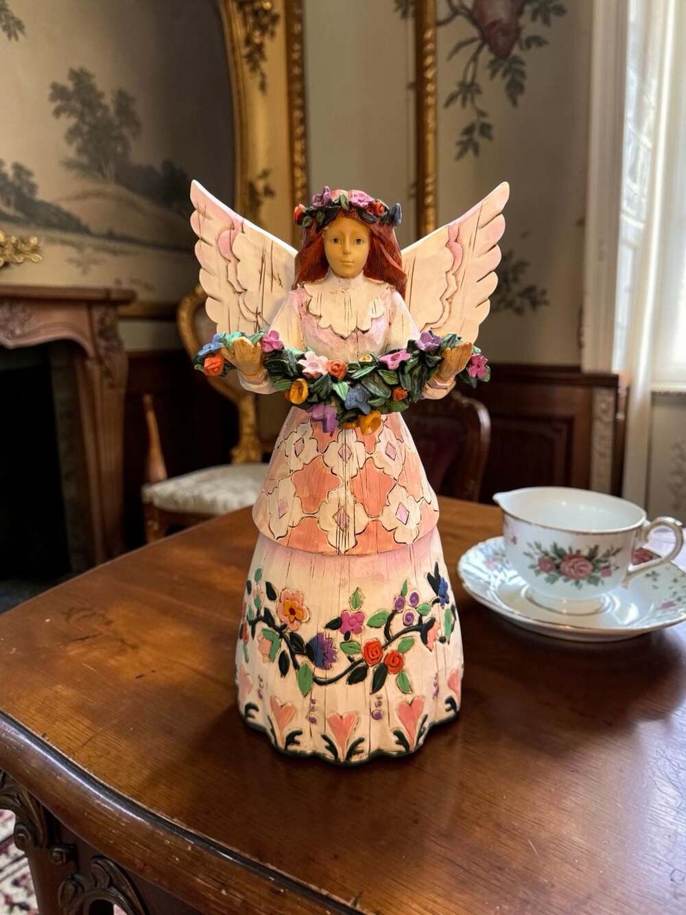 Jim Shore Heartwood Creek Angel of Gratefulness Figurine 2002 B108921